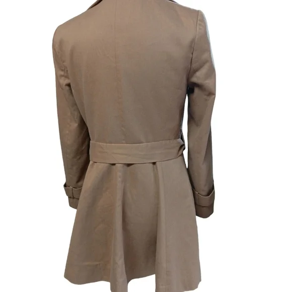 ASOS Skater Trench Coat Size 0 - Picture 4 of 8